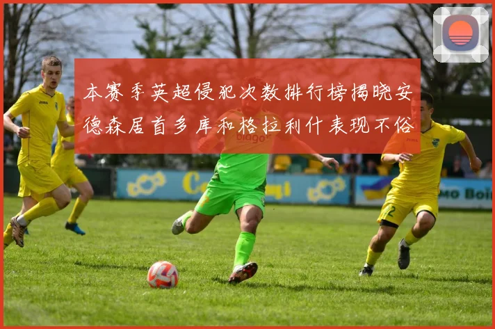 本赛季英超侵犯次数排行榜揭晓安德森居首多库和格拉利什表现不俗